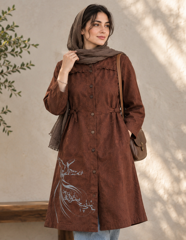 مانتوی نخی زنانه